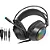 Headset Gamer Fortrek Crusader P2 + USB RGB Preto - Imagem 1