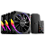Kit 3 Coolers Sangue Frio 3 ARGB 120mm + Controladora Pcyes - Imagem 1