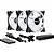 Kit 3 Coolers Aerocool Duo 12 Pro ARGB 120mm + Hub H66F +Controle Remoto - Imagem 4