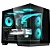 Gabinete Gamer Fortrek Clarity Max ATX Vidro Temperado USB-C - Imagem 1