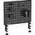 Pegboard Gamer Painel Organizador Fortrek Grid Space 42x48 - Imagem 1