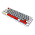 Teclado Mecânico PCYes Kuromori 60% ABNT2 - White Ghost - Switch Red ou Blue - Imagem 4