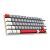 Teclado Mecânico PCYes Kuromori 60% ABNT2 - White Ghost - Switch Red ou Blue - Imagem 1