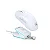 Mouse Wireless com Dock de Carregamento Magnético Fortrek Loyal Branco - Imagem 1