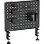 Pegboard Gamer Painel Organizador Fortrek Grid Space 42x48 Preto - Imagem 1