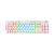 Teclado Óptico Gamer Redragon Brahma Pro RGB Branco Switch Blue ABNT2 K586W - Imagem 1