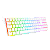 Teclado Mecânico Gamer Redragon Ashe RGB Branco 75% Switch Brown ABNT2 K626 - Imagem 2
