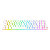 Teclado Mecânico Gamer Redragon Ashe RGB Branco 75% Switch Brown ABNT2 K626 - Imagem 4