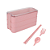 Pote Marmita Tripla Lunch Box 900ml com talheres - Imagem 14