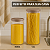 Kit Com 2 Potes Hermético De Vidro Com Tampa De Madeira Para Mantimentos - 950ML e 1500ML - Imagem 2