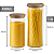 Kit Com 2 Potes Hermético De Vidro Com Tampa De Madeira Para Mantimentos - 950ML e 1500ML - Imagem 3