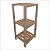 Estante Multiuso Sapateira 3 Prateleiras Madeira Pinus 80x40XCM - Imagem 3
