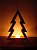 Enfeite Arvore Natal Pinus com mini vela LED - Imagem 2