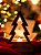 Enfeite Arvore Natal Pinus com mini vela LED - Imagem 1