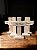 CRUZ DE MADEIRA DE PINUS ELE VIVE PASCOA 23X15X4,5CM - Imagem 2