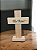 CRUZ DE MADEIRA DE PINUS ELE VIVE PASCOA 23X15X4,5CM - Imagem 3