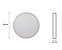 LUMINARIA LED SOBREPOR REDONDA 12W 6500K REF 0365-MAXXY - Imagem 2
