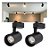 Kit 2 Spot LED Trilho Preto 20W 6500K Avant - Imagem 2