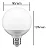 LAMPADA LED G95 12W 6500K BIVOLT E27-OPUS - Imagem 3