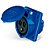 TOMADA INDUSTRIAL EMBUTIR  2P+T 32A 220V 6H REF 40058-LUKMA - Imagem 1
