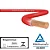 Cabo Flexivel 4mm Vermelho 750V Rolo 100 Metros - Sil - Imagem 2