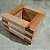 Cachepot 19,5 x 19,x5 cm em Ripas de Eucalipto - Imagem 2