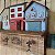 Porta Chaves com Casinhas (30cm x 39cm) 2 Ganchos - Imagem 2
