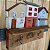 Porta Chaves com Casinhas (30cm x 39cm) 2 Ganchos - Imagem 3