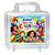 20 Adesivos Personalizados 7x9 Cm Feliz Dia das Crianças Para maletinha - Imagem 1