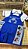 Jardineira azul Mickey Mouse conjunto aniversário infantil menino - Imagem 2