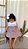 Vestido Infantil Vichy Xadrez Marrom com branco - Imagem 2