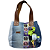 Bolsa Arte Jeans com Alça Lateral - Imagem 1