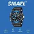 Relógio Masculino Smael Anadigi 8048 Preto E Azul Original - Imagem 4