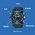 Relógio Masculino Smael Anadigi 8048 Preto E Azul Original - Imagem 2