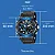 Relógio Masculino Smael Anadigi 8048 Preto E Azul Original - Imagem 3
