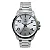 Relógio Masculino de Aço Tuguir Analógico Infinity 6117G Prata e Branco - Imagem 1