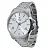 Relógio Masculino de Aço Tuguir Analógico Infinity 6117G Prata e Branco - Imagem 5