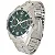 Relógio Masculino de Aço MultiFunção Tuguir Analógico Infinity TGI37058 Prata e Verde 10 ATM - Imagem 3