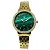 Relógio Feminino Tuguir Analógico TG178-1C Dourado e Verde - Imagem 1
