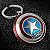 Chaveiro Escudo do Capitao America | Produtos Geek - Imagem 1