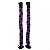 50cm - Par de Tranças para Capacete - Preto e Roxo - Imagem 1