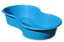 PISCINA FORTLEV FEIJÃO 1000 LITROS AZUL - Imagem 1
