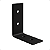 10x Cantoneiras Suporte União P/ Madeira 100x100x40mm L Aço - Imagem 5