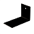 Par de Suporte para Soundbar 10x6x5cm com 1 Furo - Imagem 1