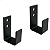 8 Ganchos de Parede Tipo Suporte para Viga 5x10cm – Ideal para Estruturas Metálicas - Imagem 1