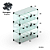 Baleiro de vidro modulado 50X60X20CM - 15 Divisórias - Imagem 1
