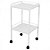 Mesa Auxiliar 40 x 40 x 80 Epóxi com Rodízios e Varandas - Imagem 1