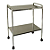 Mesa Auxiliar 40 x 60 x 80 Inox com Rodízios - Imagem 1