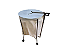 Suporte para Hamper Epóxi com Tampa e Pedal - Imagem 1