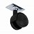 Rodizio 30mm preto chapa 30x45 - Imagem 1